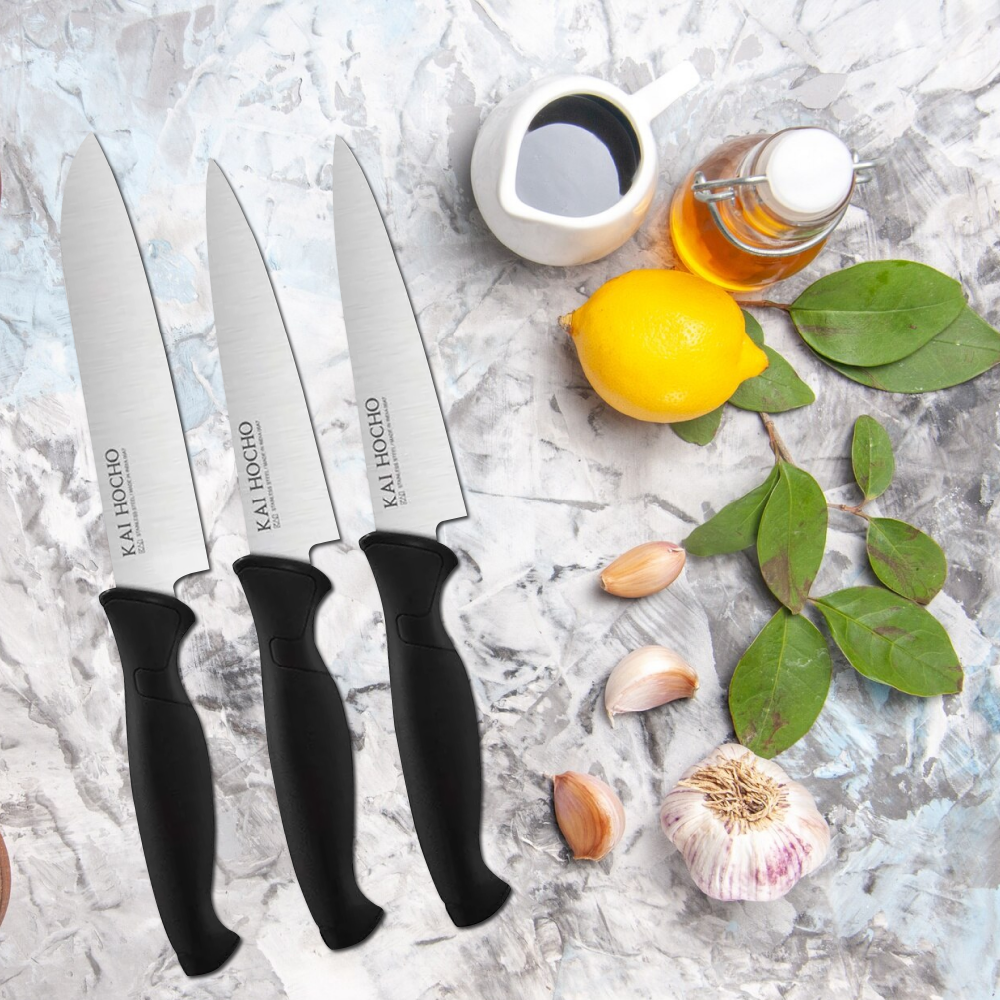 Kai Kitchen Peeler and Hocho Premium Utility Knife Gift Set