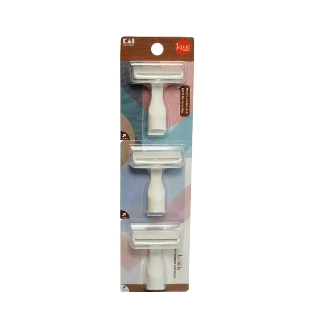 Kai Bi-Hada Ompa Body Razor Cartridges - 3 Pcs