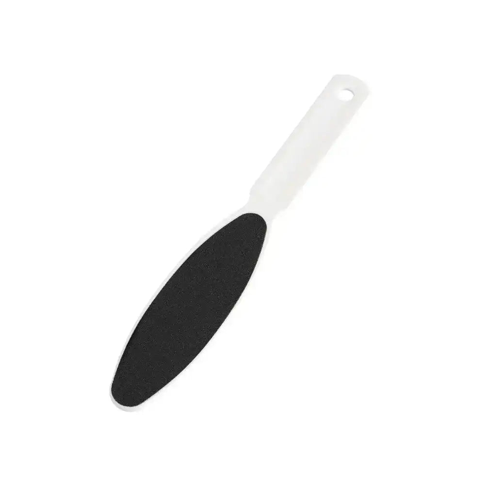 KAI Heel Scrubber with Plastic Handle (White) Foot Exfoliator Tool