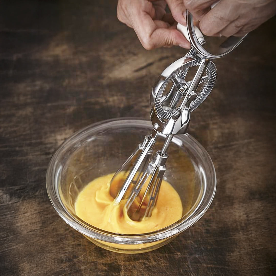 Kai House SELECT Whisk Double Egg Beater SS White (DL-6268)