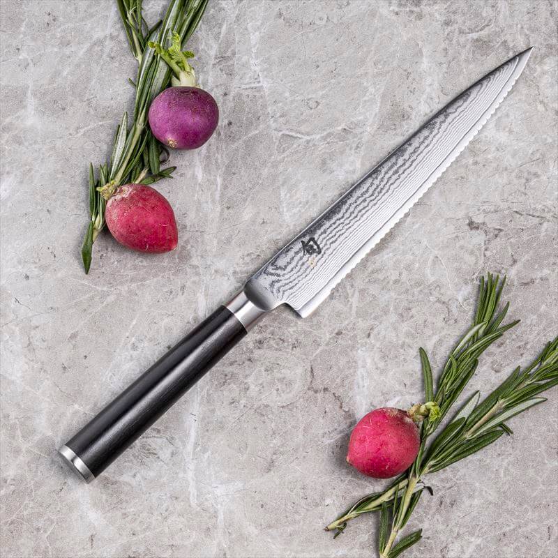 Kai Shun Classic Serrated Utility Knife 6" (DM0722)