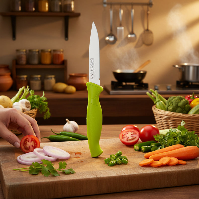 Kai Kitchen Knife Short, Green