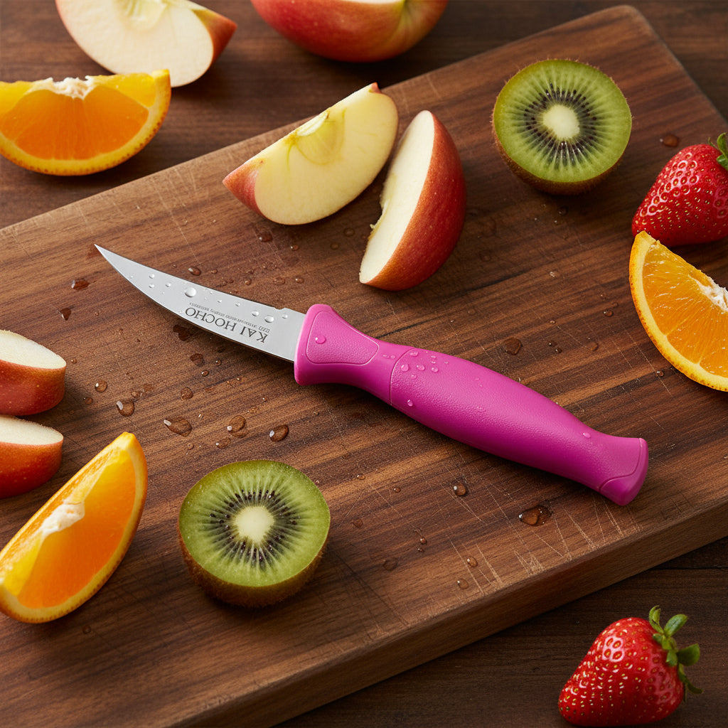 Kai peeling knife pink