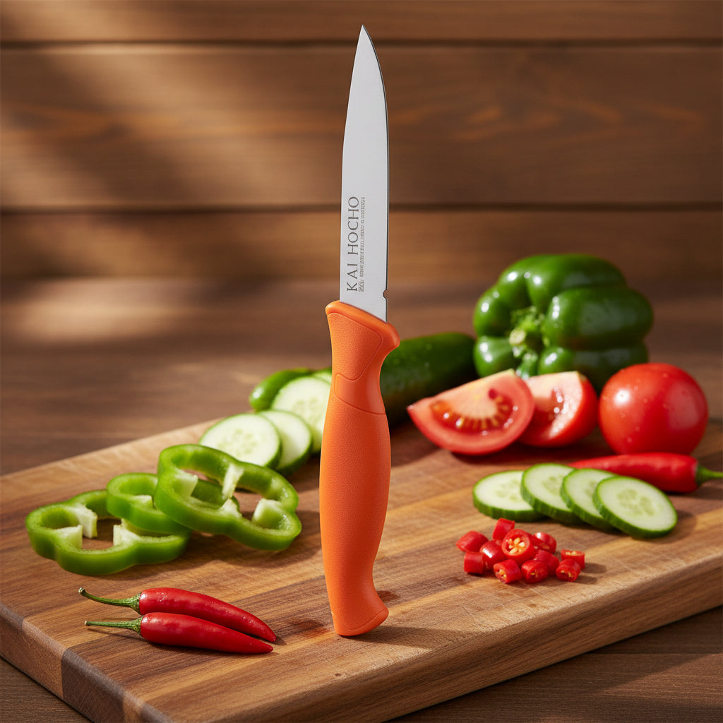 ドッグフード kai Kai Kitchen Knife Short, Orange – KAI INDIA ONLINE