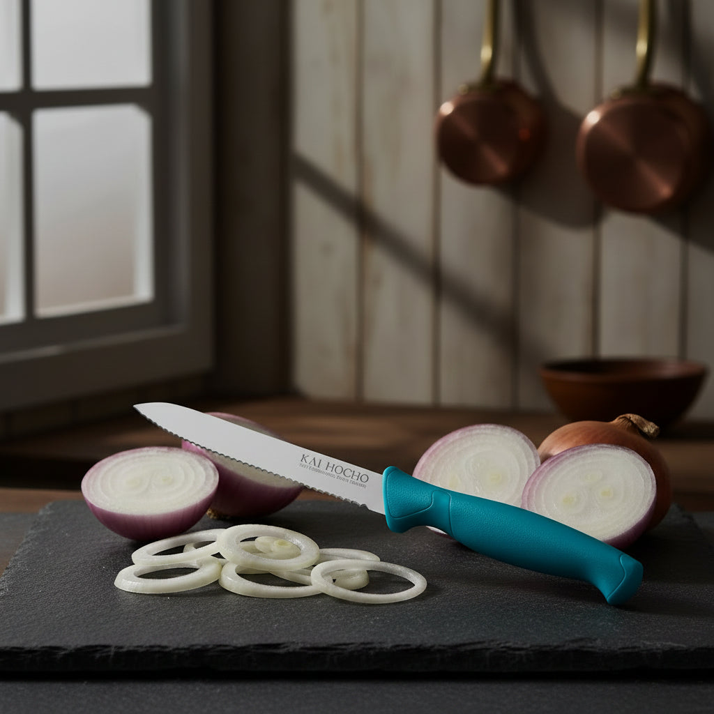 Kai Vegetable Knife Blue