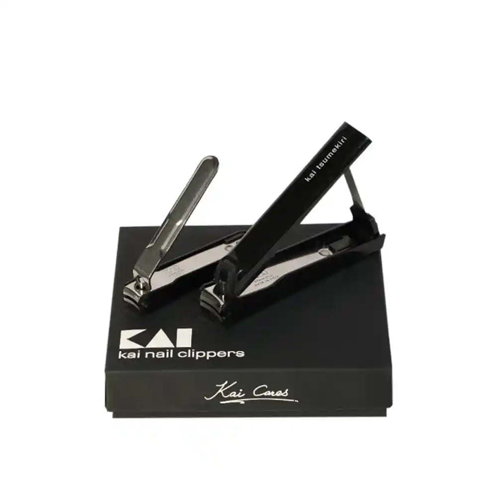 Kai Nail Clipper Pack Of 2 For Men And Women (Black)