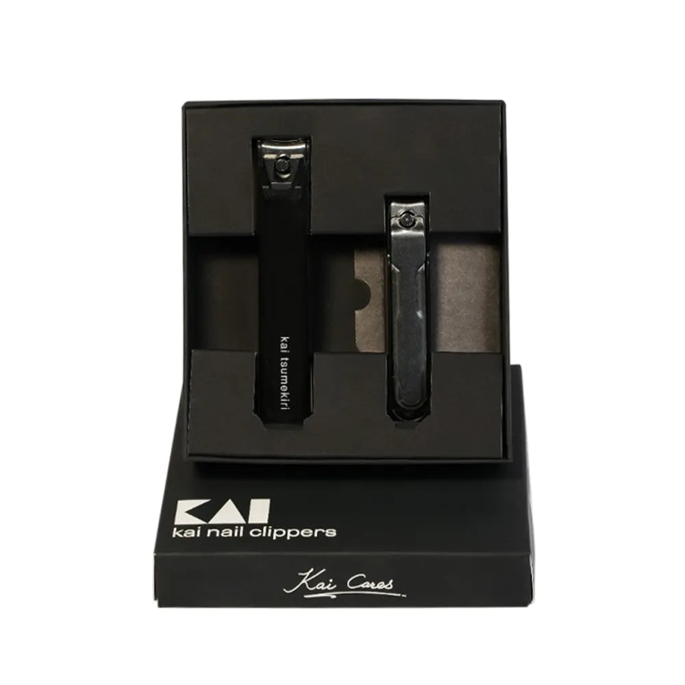Kai Nail Clipper Pack Of 2 For Men And Women (Black)
