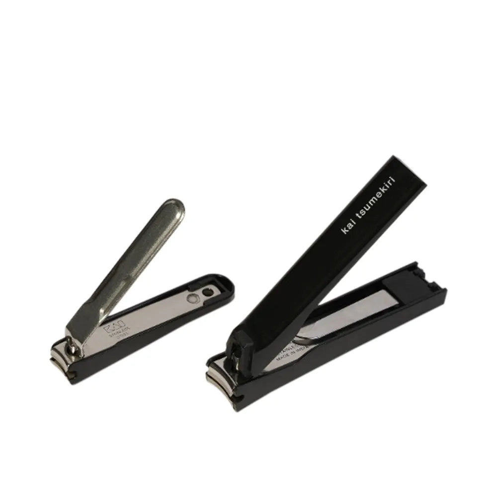 Kai Nail Clipper Pack Of 2 For Men And Women (Black)