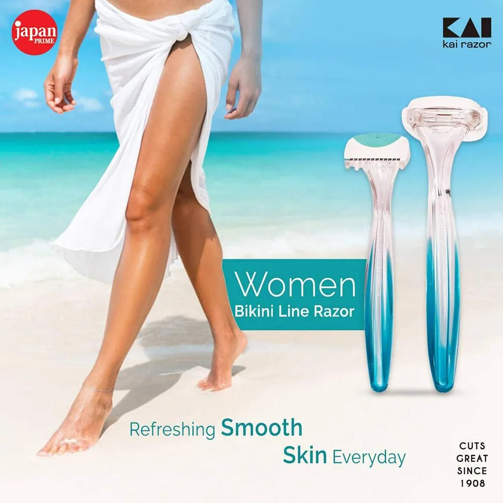 Kai Bikini Line Razor For Women 2Pc