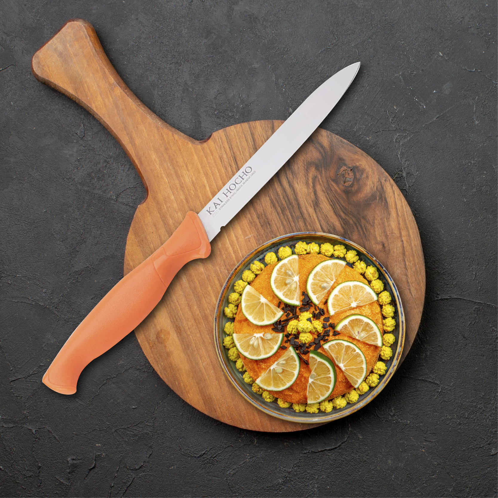 Kai Kitchen Knife Orange