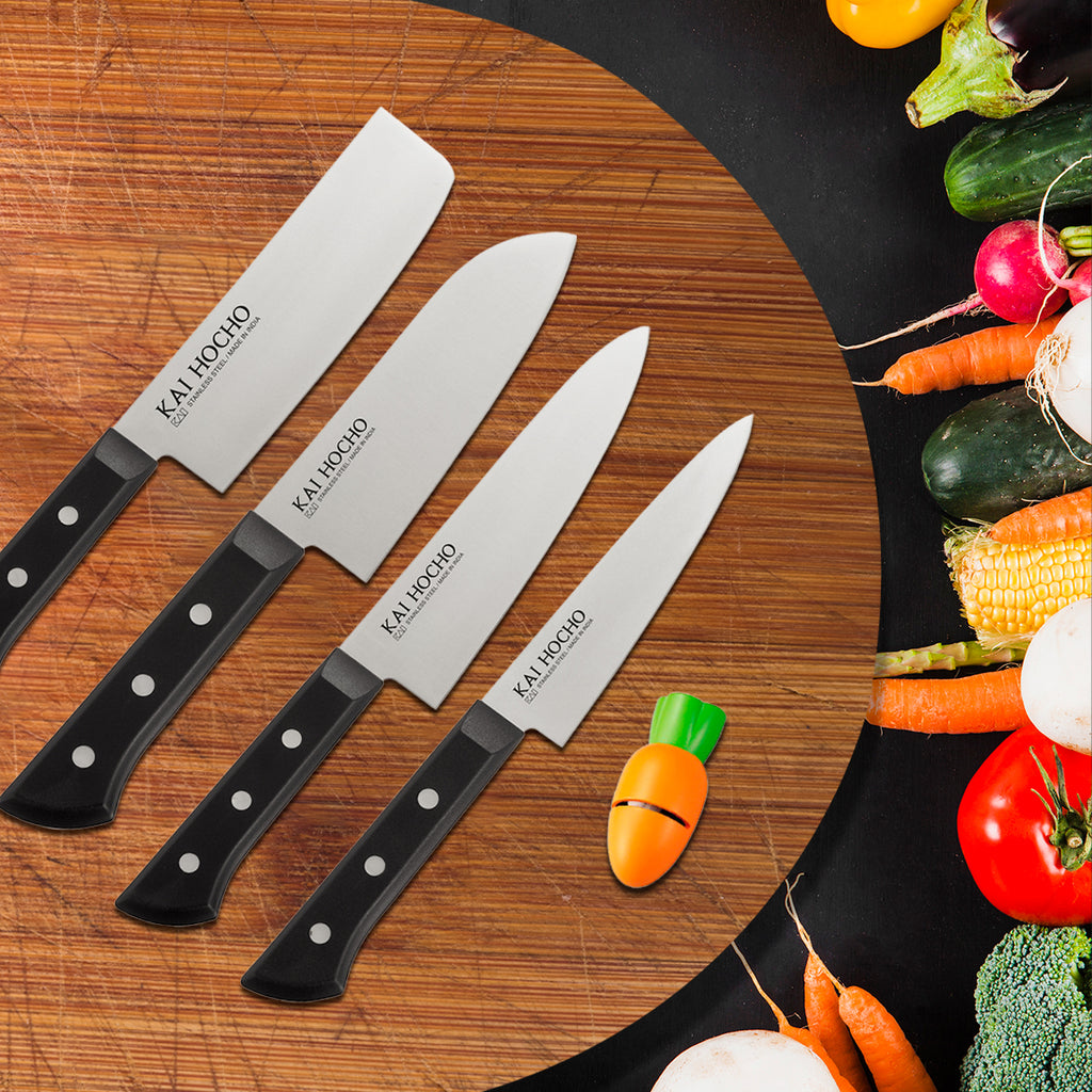 Kai 3 Pc Stainless Steel Knife Set Shun Classic Hand Made Premium Stainless  Steel Knife, Made In Japan Price in India - Buy Kai 3 Pc Stainless Steel  Knife Set Shun Classic