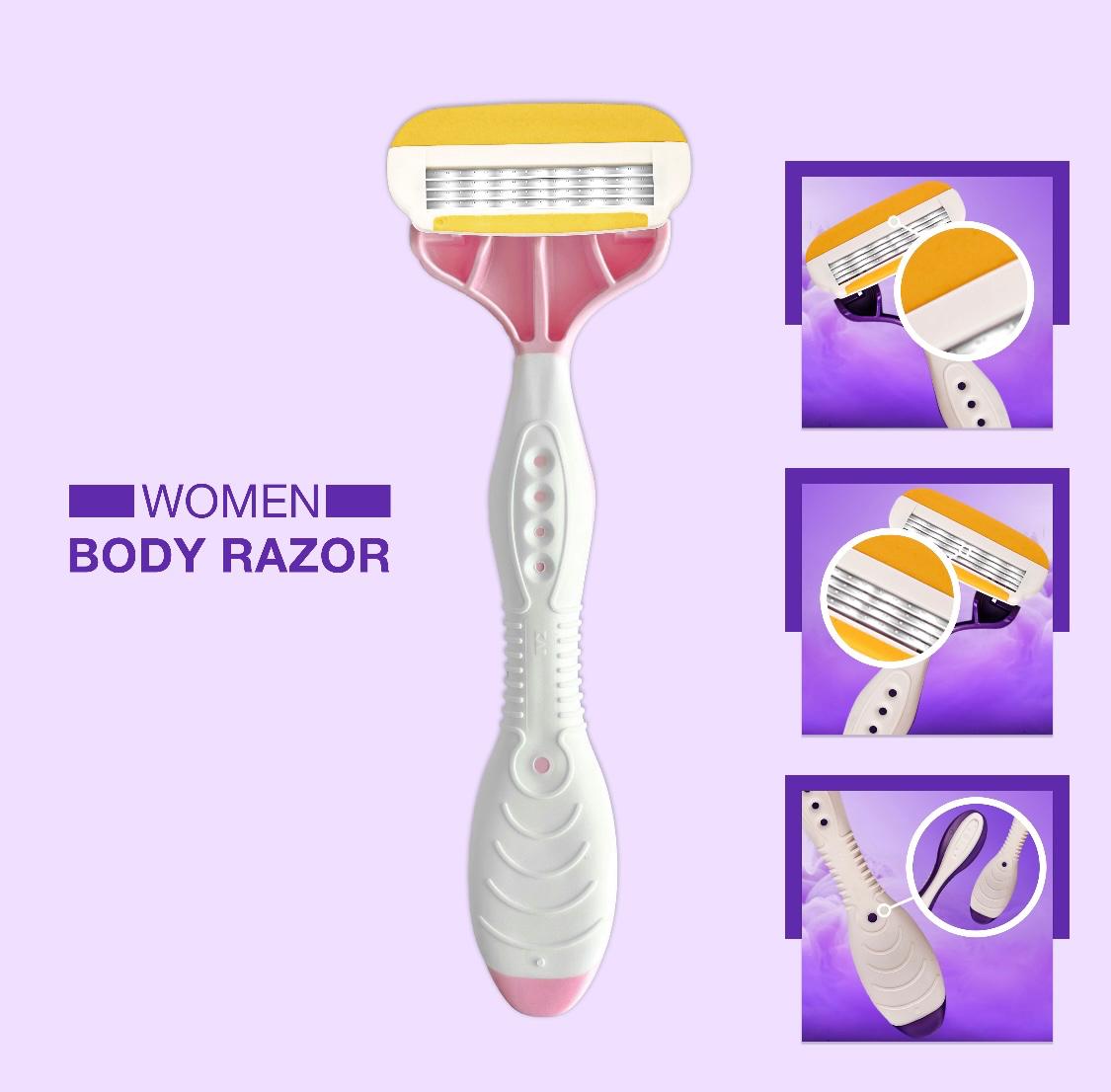 Kai Beauty Box For Women - Face, Bikini, Body Razor Combo