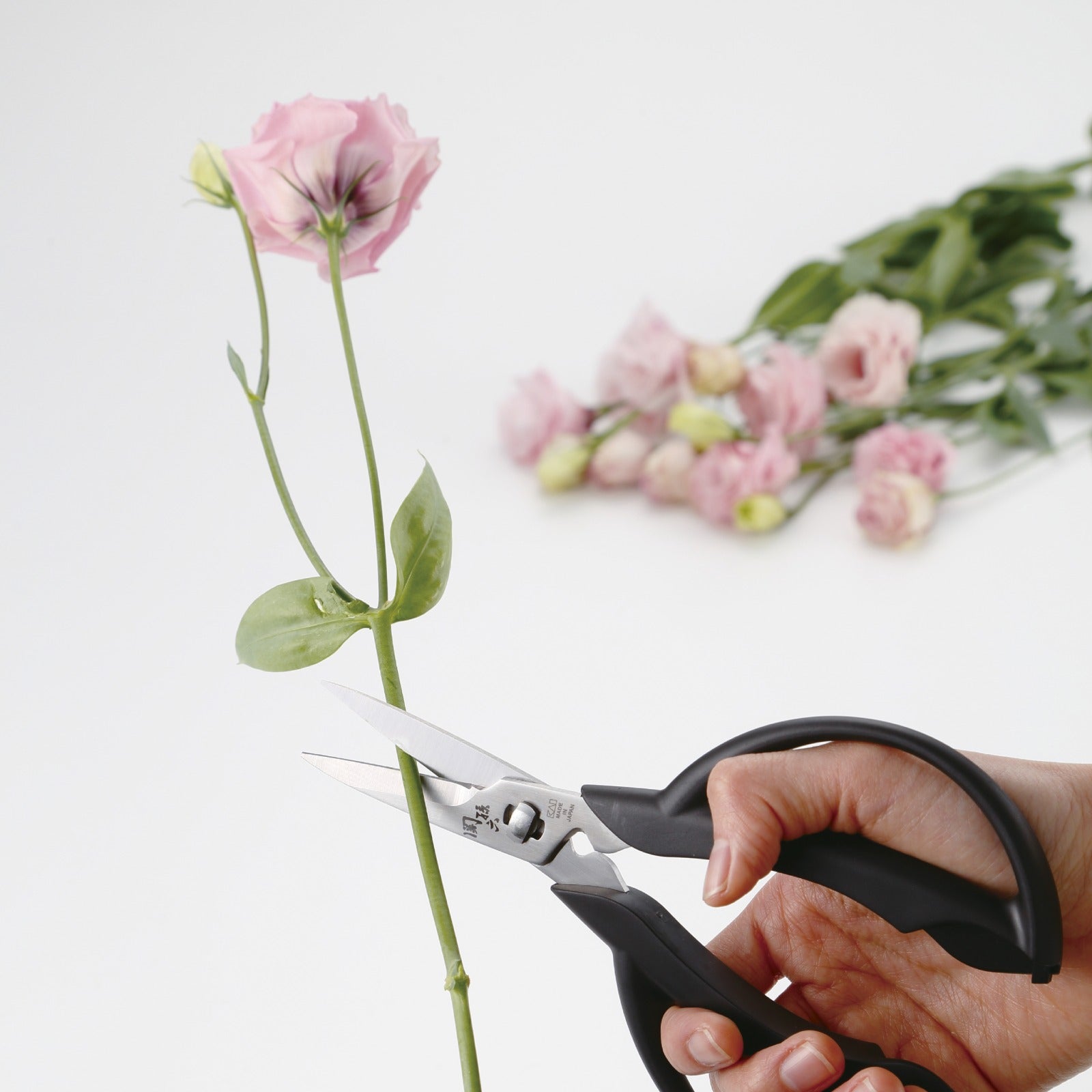 Kai Seki Magoroku Short Kitchen Scissors Stainless Steel