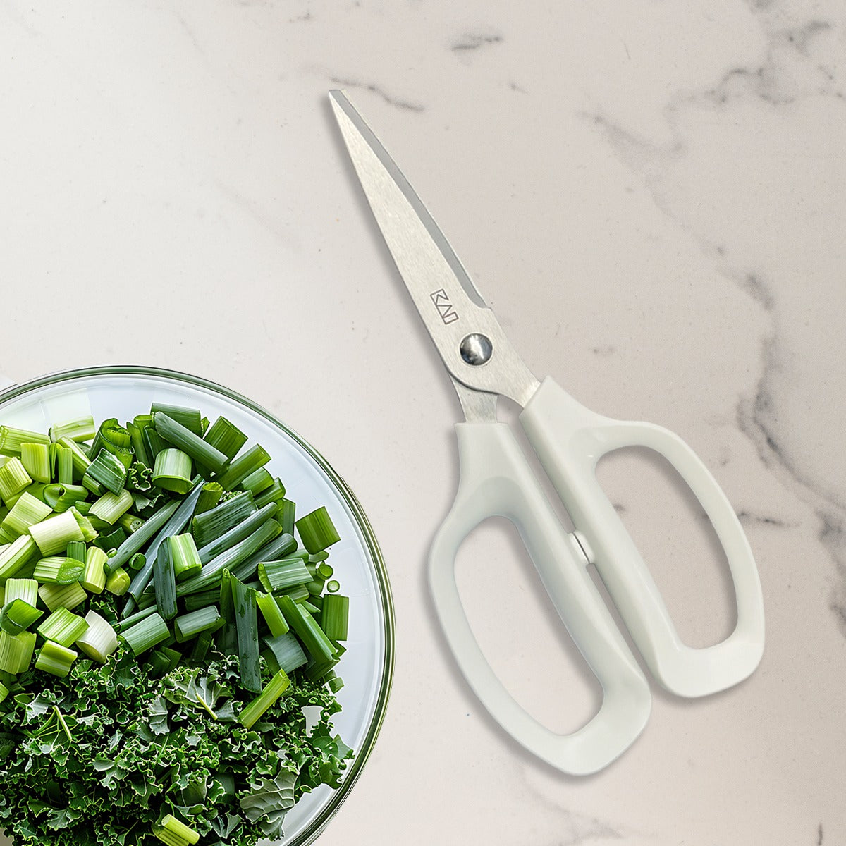 KAI Kitchen Scissor (White)