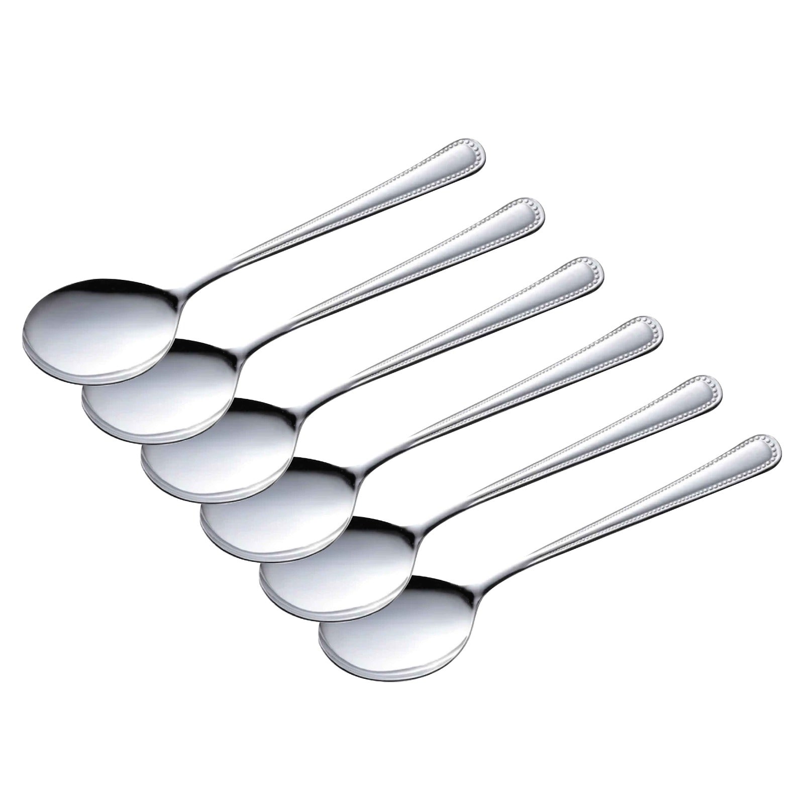 KAI New Comet Dessert Soup Spoon (Set of 6) - Made in Japan(FA0703)