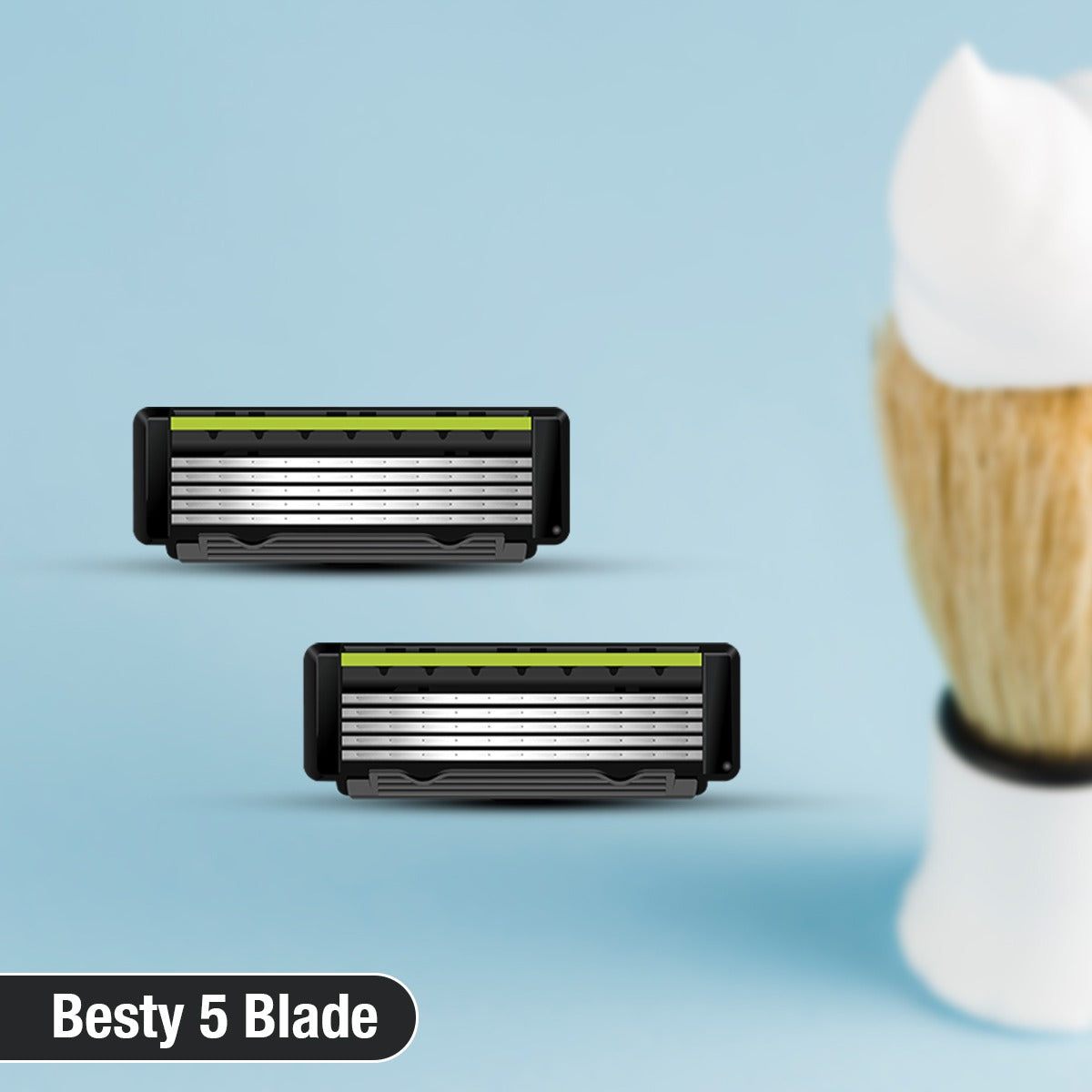 Kai Men Besty 5 Blade Cartridge (Green) – Set of 2