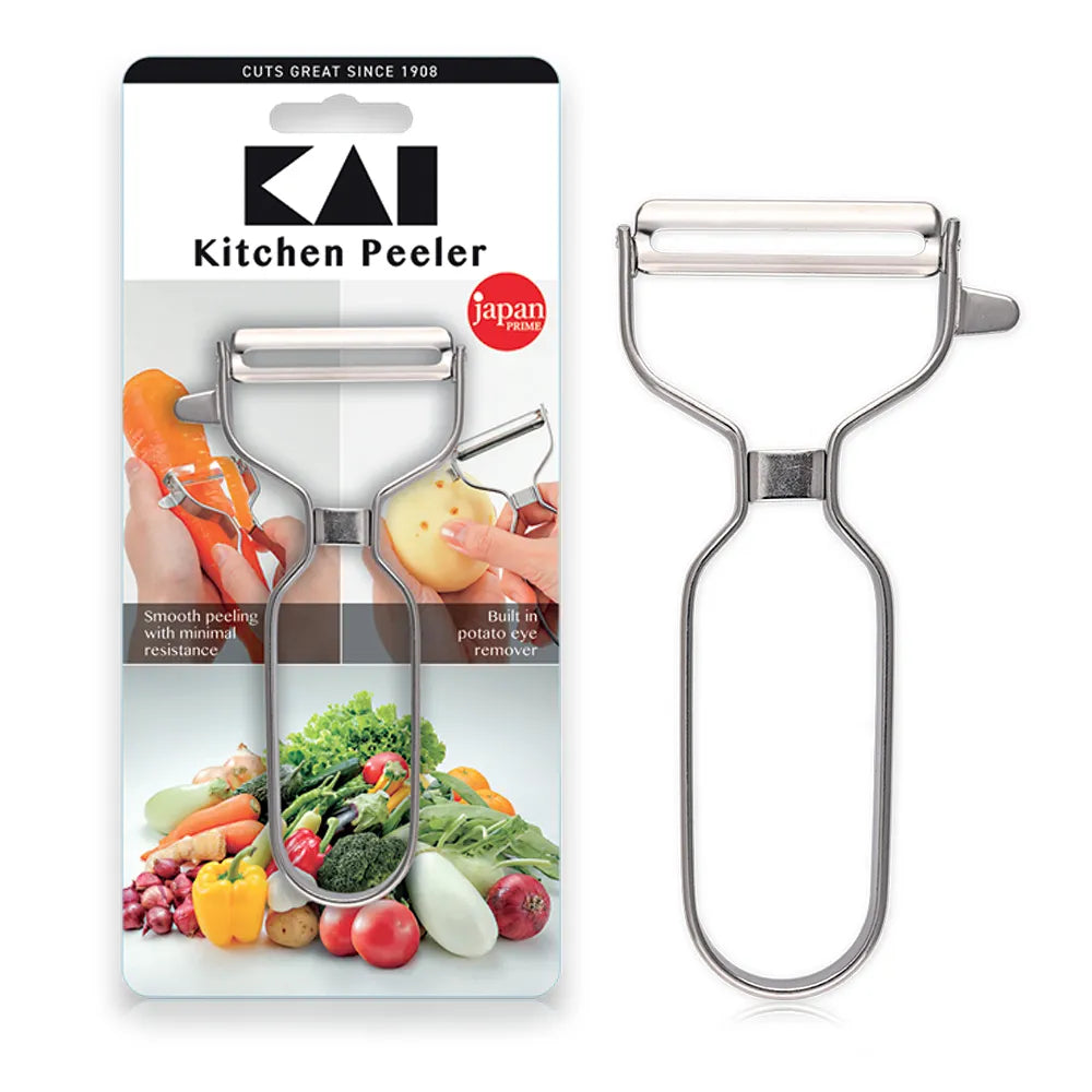 Kai Kitchen Peeler and Hocho Premium Utility Knife Gift Set