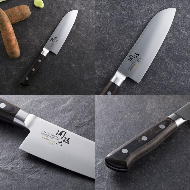 Kai Seki Magoroku Peacock Small Santoku 145mm