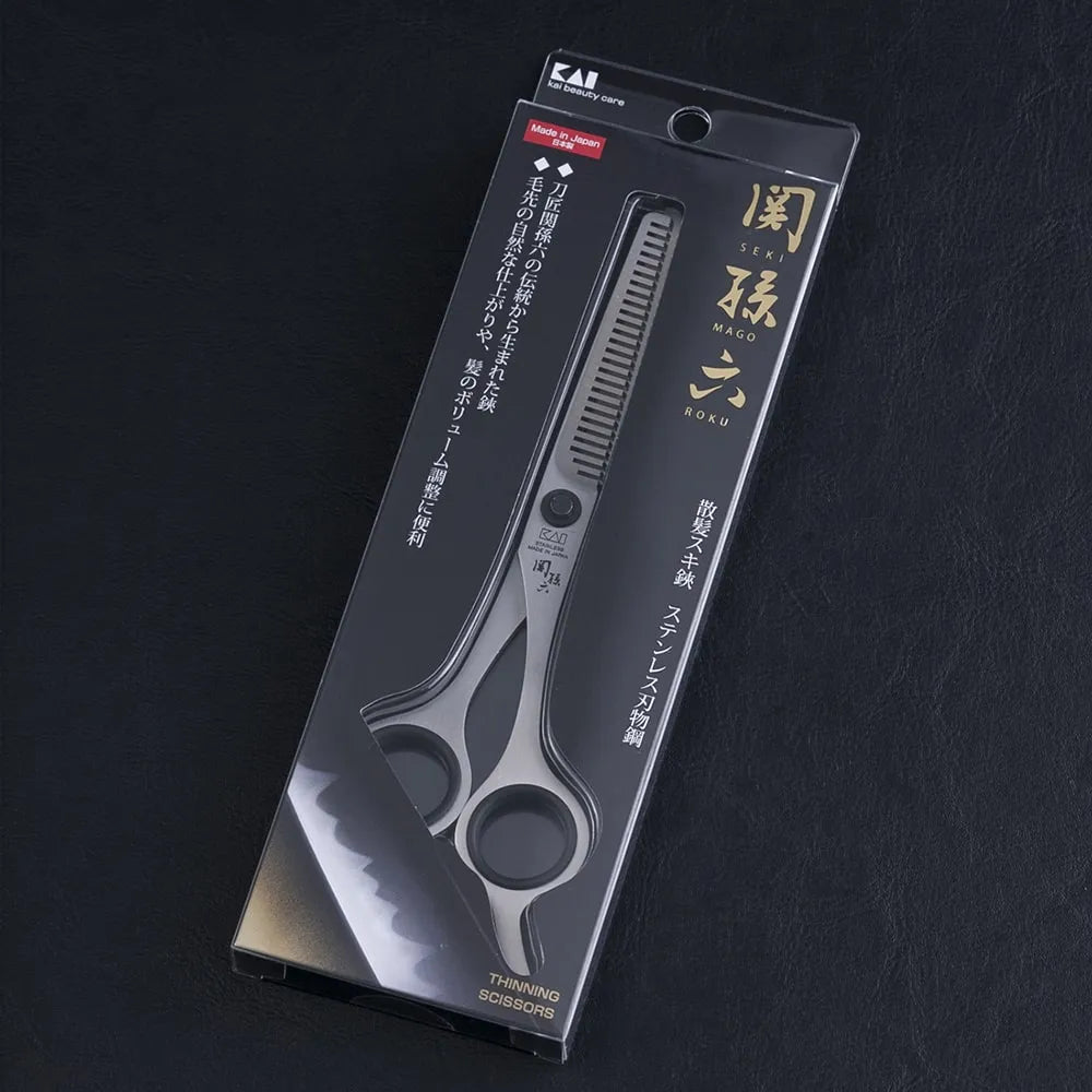 Kai Seki Magoroku Hair Trimming Scissors With Comb
