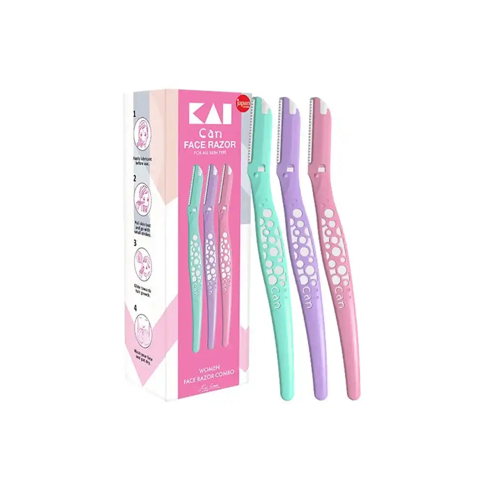 Kai Can Face Razor For Women (Pack of 3)