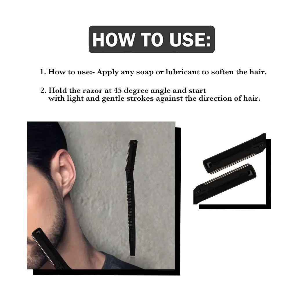 Kai Compact Men Beard Shaper (9 Pcs)