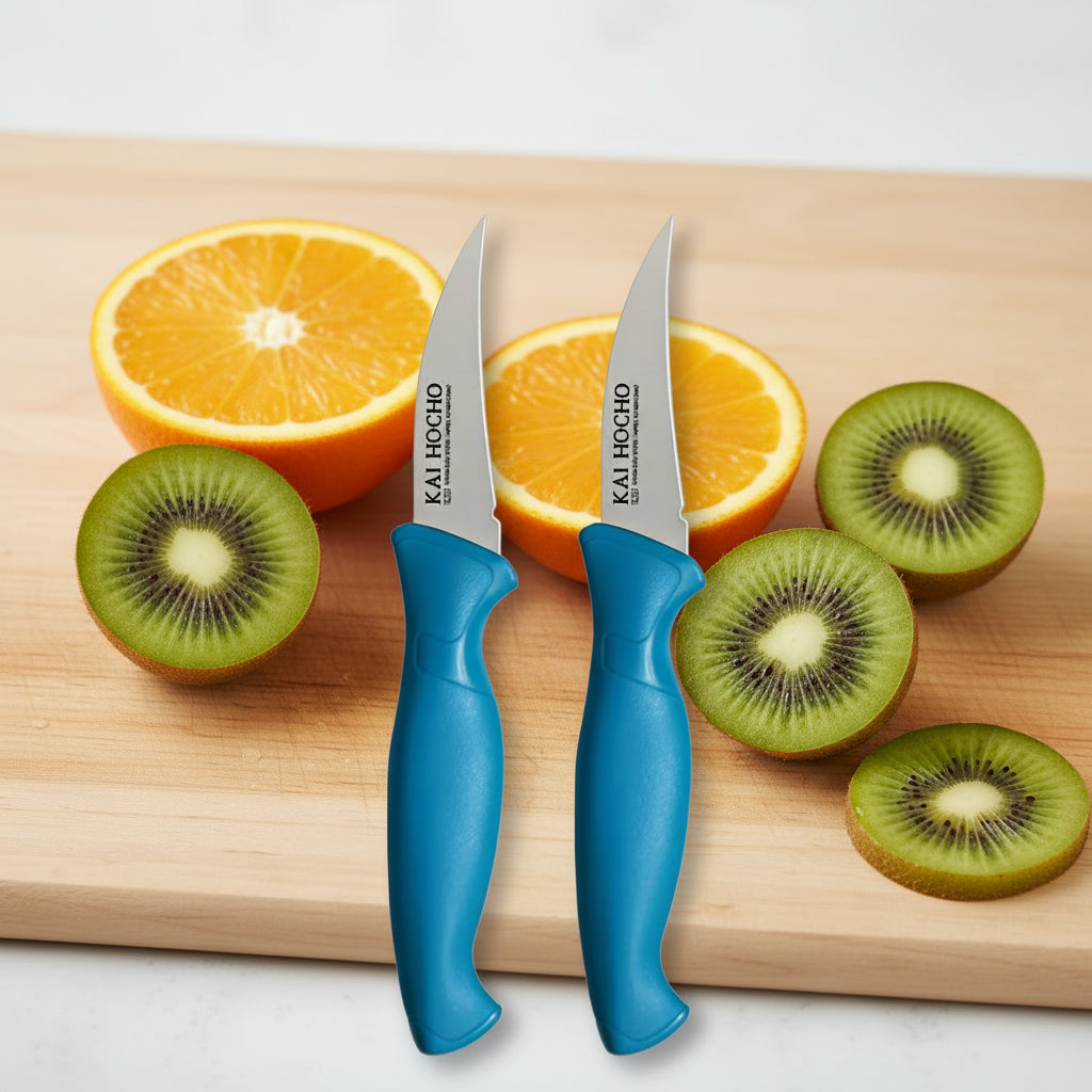 Kai Peeling Knife Blue - set of 2