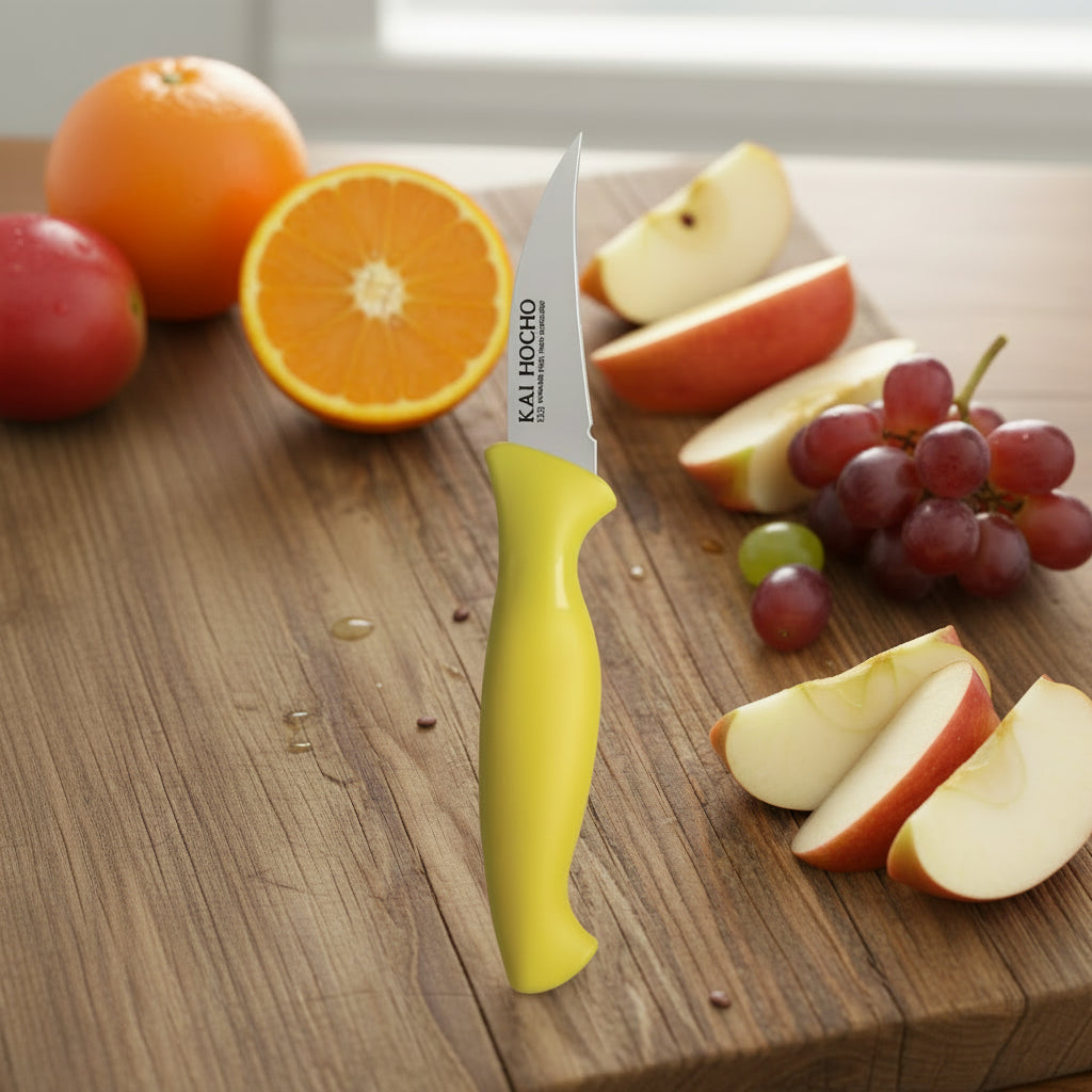 Kai Peeling Knife Yellow