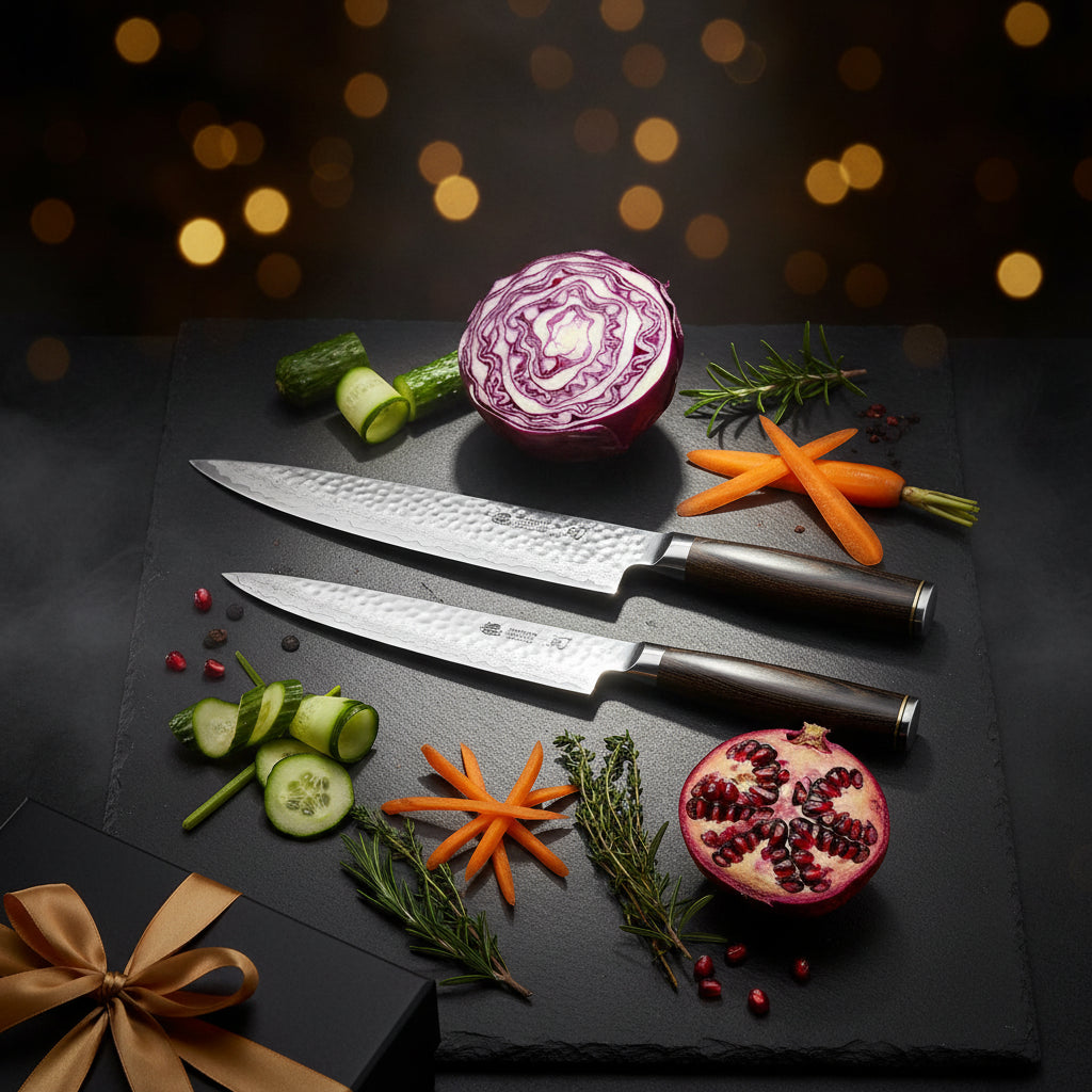 Kai Shun Premier Kitchen Knife 2 Pc Set (Utility 6.5" and Chef's Knife 8")