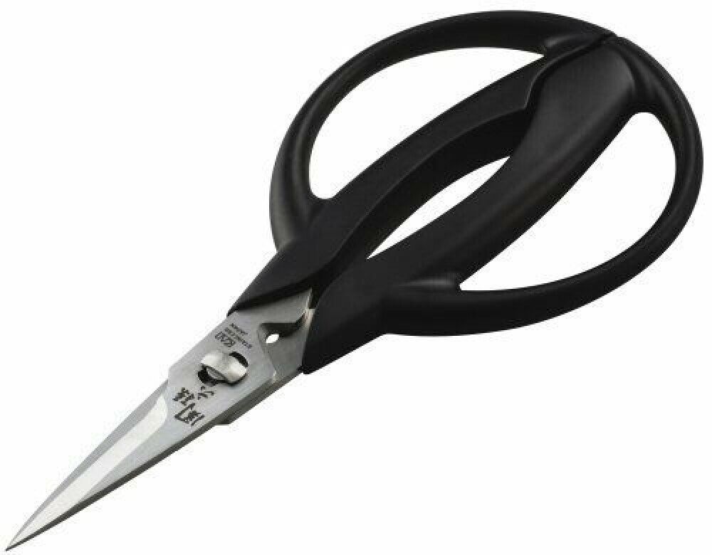 Kai Seki Magoroku Short Kitchen Scissors Stainless Steel