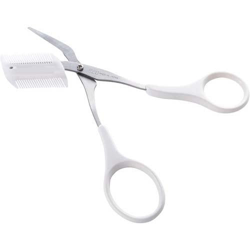 Kai Eyebrow Scissors with Comb 2 Way
