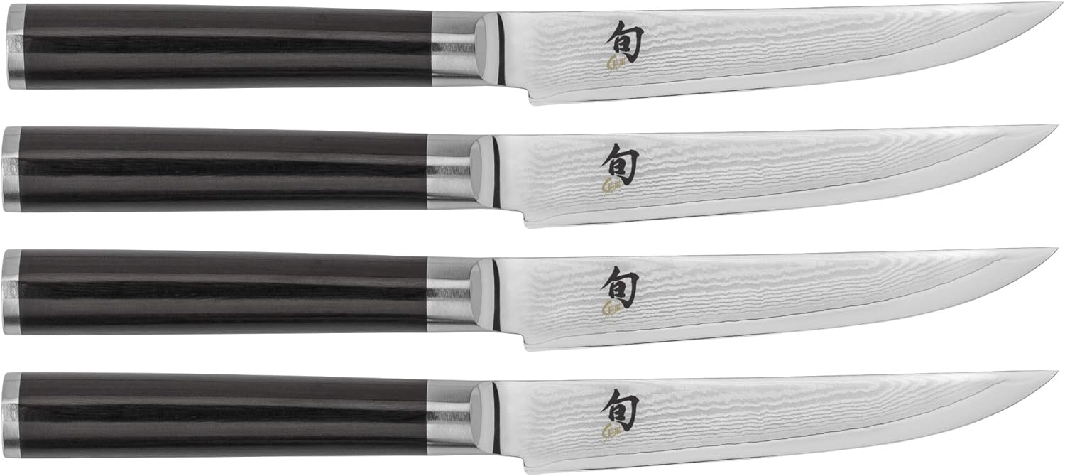Shun Kai Classic Steak Knife 4 Pc Gift Set, DMS400