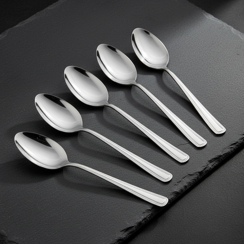 KAI New Comet Dessert Spoon (Set of 6) Made in Japan (000FA0702)