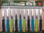 JUST KITCHEN KNIFE | KITCHEN KNIFE | PACK OF 10 | STAINLESS STEEL