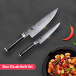 Kai Shun Classic Kitchen Knife 2Pc Set ( Utility 6" and Chef Knife 8")