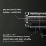KAI Auger 5-Blade Razor Pack (1 Razor + 10 Cartridges)