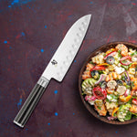 Shun Classic Left-Handed Santoku Knife 7" (DM0718L)