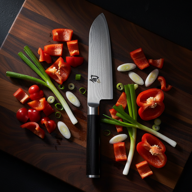 Kai Shun Classic Santoku Kitchen Knife 5.5"  [DM0727]