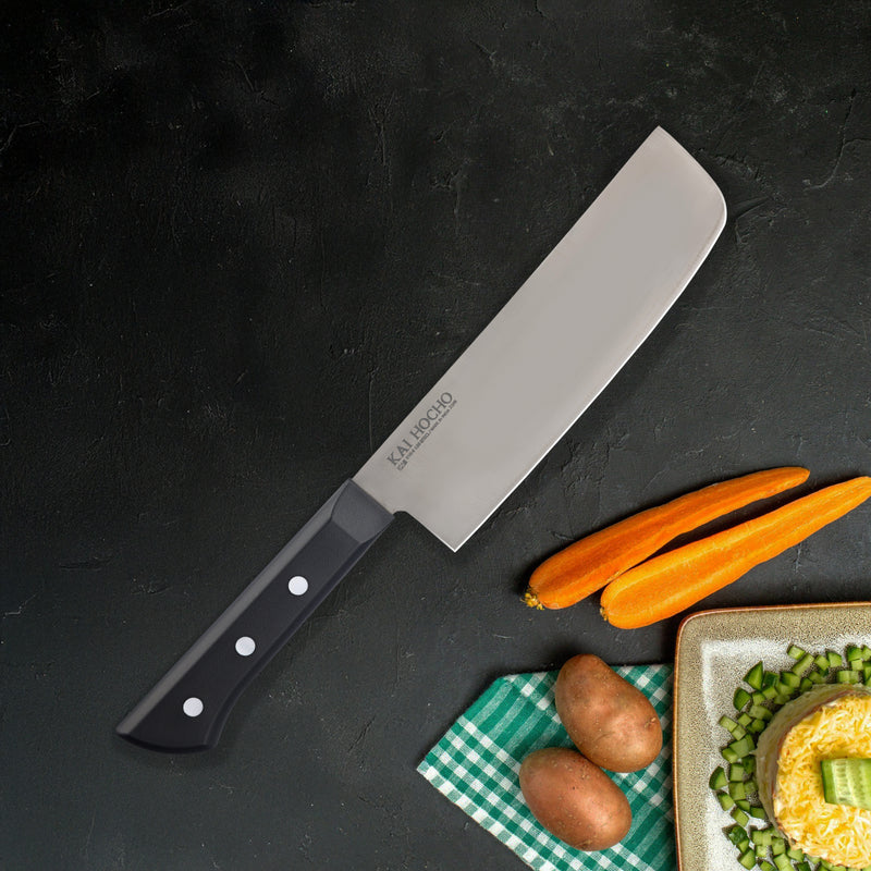 Kai Luxury Series Nakiri Knife Black [000IN9033]