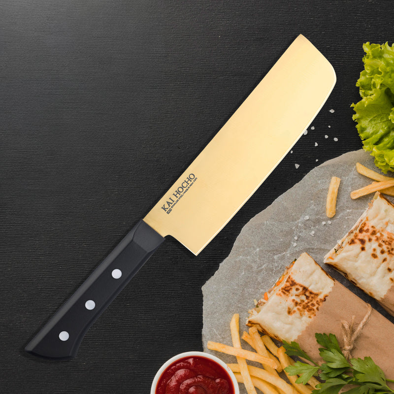 Kai Luxury Series Nakiri Knife Gold [000IN9035]