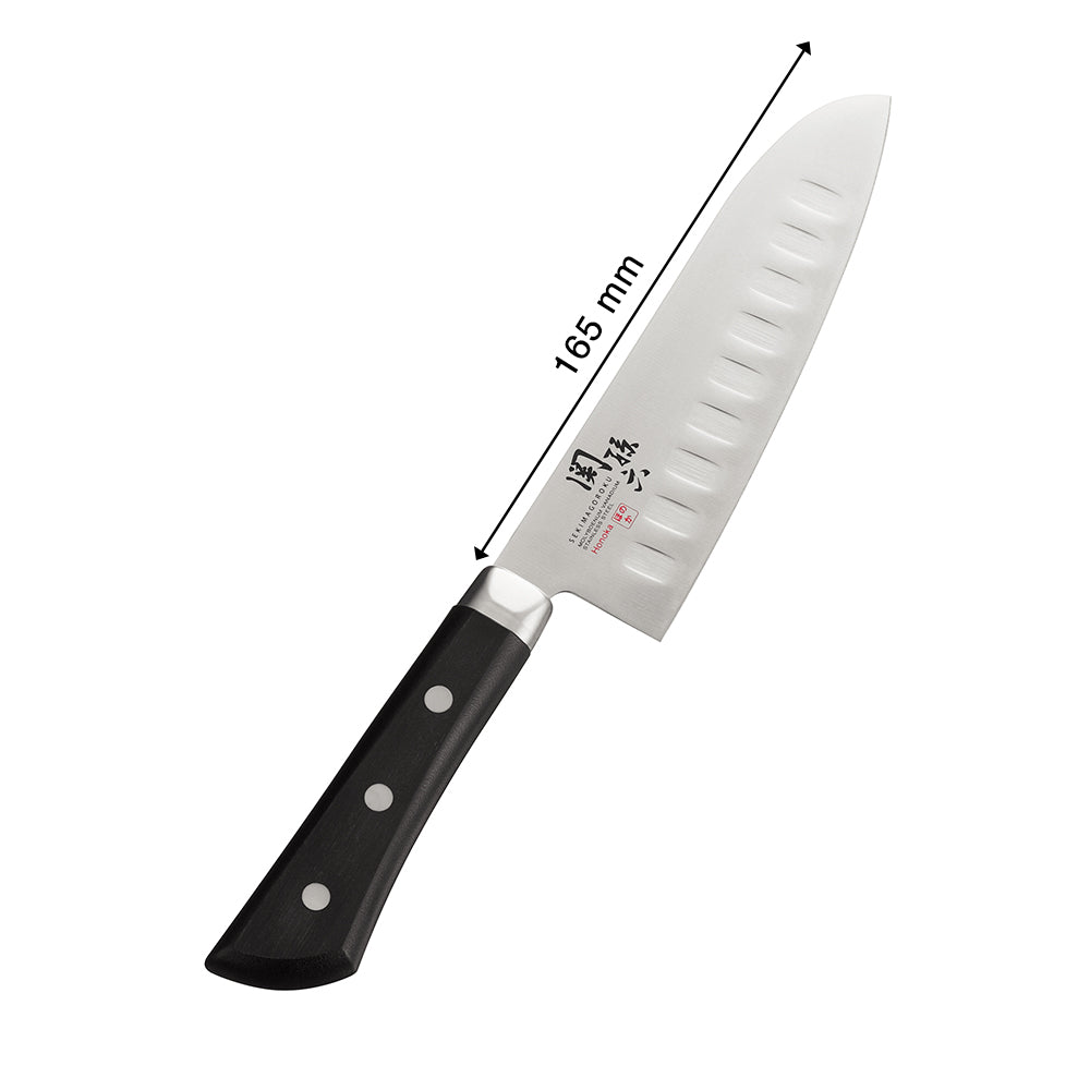 Kai Seki Magoroku Honoka Santoku Dimple Knife 16.5 cm