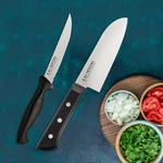 Kai Hocho Premium Santoku Knife with Slicing Knife