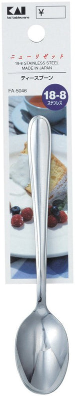 Kai New Risette Tea Spoon (Set of 6) Made in Japan [FA5046]