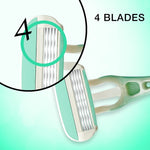 Kai K4 System Body Razor (Pack of 3) - 1 Handle + 3 Cartridges