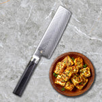 KAI Shun Dual Core 6.5" Nakiri Knife , Handcrafted Japanese Knife [VG0028]