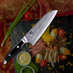 KAI Shun Nagare Black Santoku 7" (Version Black) [NDC0702S]