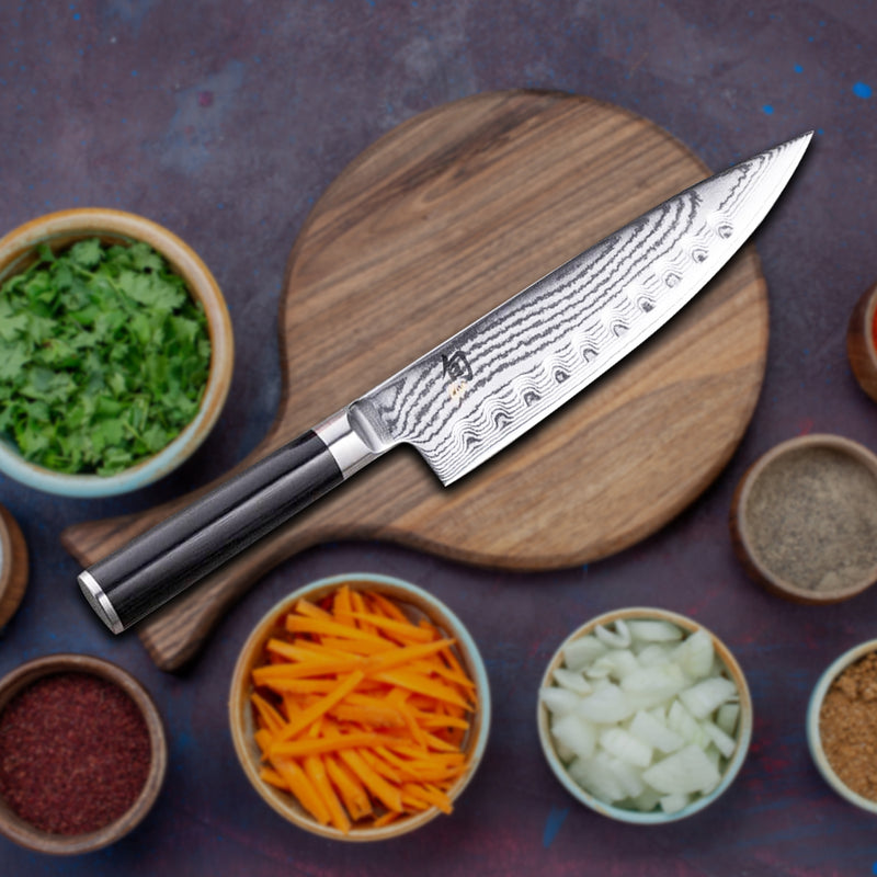 KAI Shun Classic Hollow Ground Chef Knife 8" [DM0719]