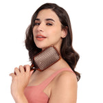KAI Air Cushion Paddle Brush (Medium)-Brown