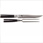 Kai Shun Classic Carving Knife 8" and Fork 6" Gift Set [DM0S200]