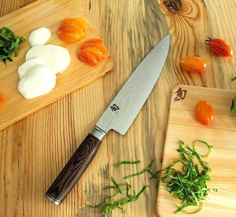 Kai Shun Premier Chef Knife 8-Inch with PakkaWood Handle (TDM0706)