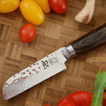 KAI Shun Premier Vegetable Knife, 3.2 Inch Tsuchime Finish Blade [TDM0714]